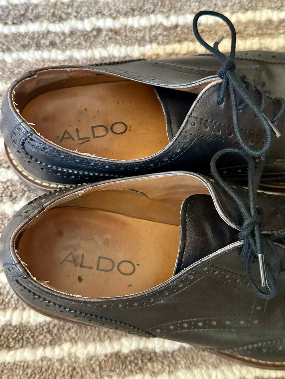 Aldo Men’s Black Oxford Shoes